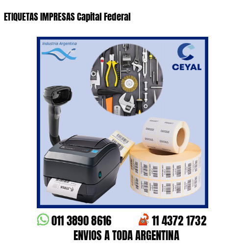 ETIQUETAS IMPRESAS Capital Federal