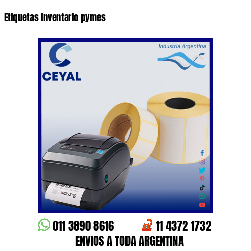 Etiquetas inventario pymes