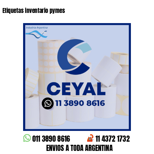 Etiquetas inventario pymes 