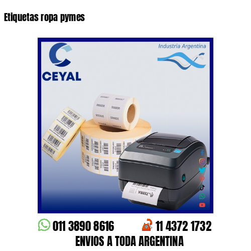 Etiquetas ropa pymes