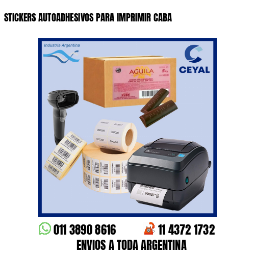 STICKERS AUTOADHESIVOS PARA IMPRIMIR CABA