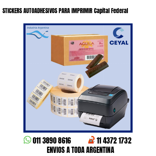 STICKERS AUTOADHESIVOS PARA IMPRIMIR Capital Federal