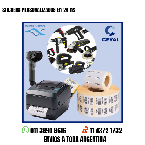 STICKERS PERSONALIZADOS En 24 hs