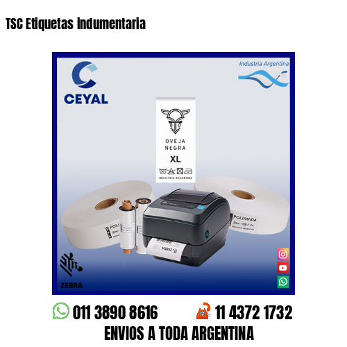 TSC Etiquetas indumentaria