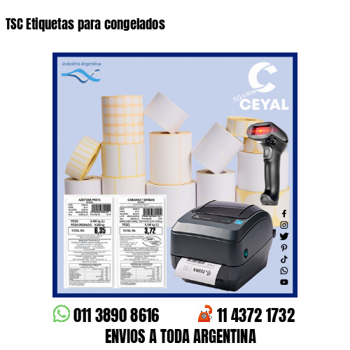 TSC Etiquetas para congelados