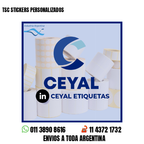 TSC STICKERS PERSONALIZADOS