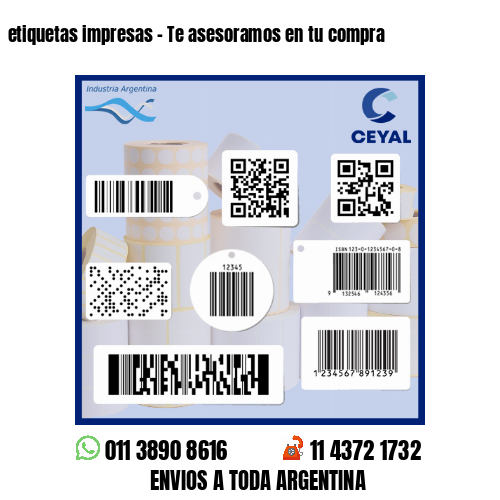 etiquetas impresas - Te asesoramos en tu compra