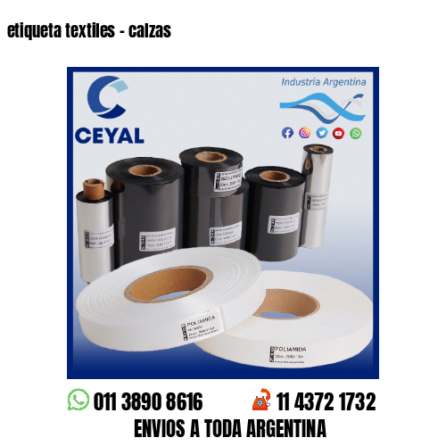 etiqueta textiles – calzas