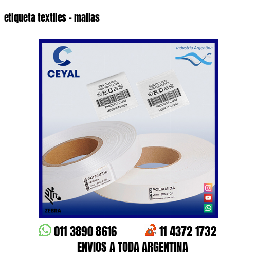 etiqueta textiles – mallas