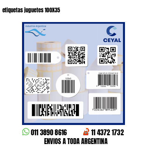 etiquetas juguetes 100X35