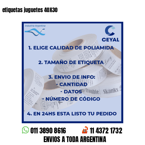 etiquetas juguetes 40X30