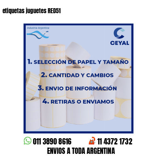 etiquetas juguetes RED51