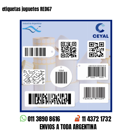 etiquetas juguetes RED67