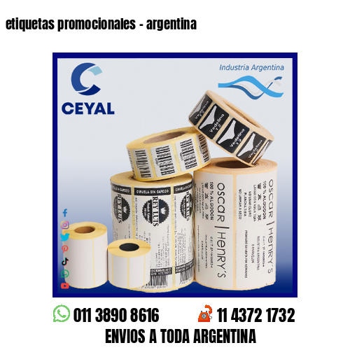 etiquetas promocionales – argentina