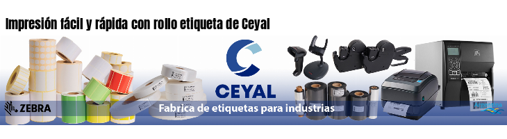 Impresión fácil y rápida con rollo etiqueta de Ceyal