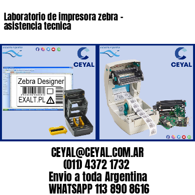 Laboratorio de impresora zebra – asistencia tecnica