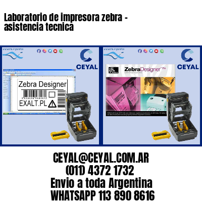 Laboratorio de impresora zebra – asistencia tecnica
