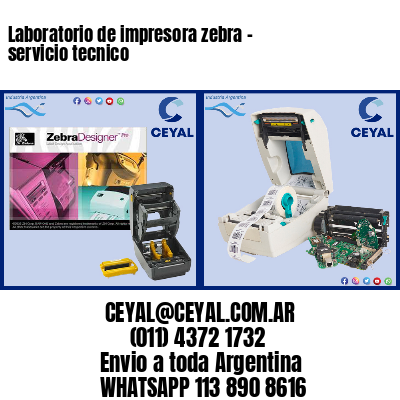 Laboratorio de impresora zebra – servicio tecnico