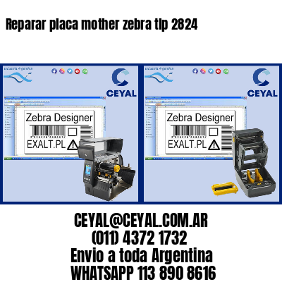 Reparar placa mother zebra tlp 2824