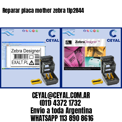 Reparar placa mother zebra tlp2844