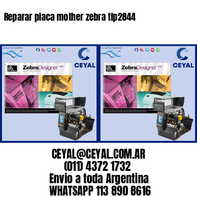 Reparar placa mother zebra tlp2844