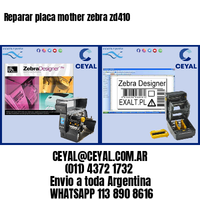 Reparar placa mother zebra zd410