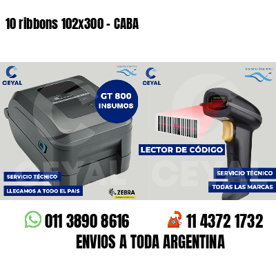 10 ribbons 102x300 - CABA