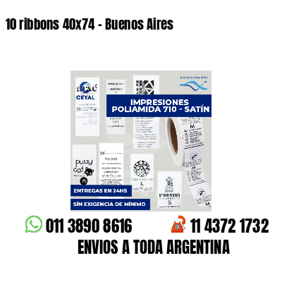 10 ribbons 40x74 - Buenos Aires