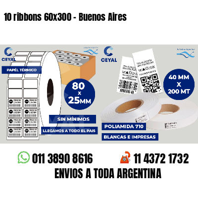 10 ribbons 60x300 - Buenos Aires