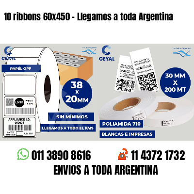 10 ribbons 60x450 - Llegamos a toda Argentina
