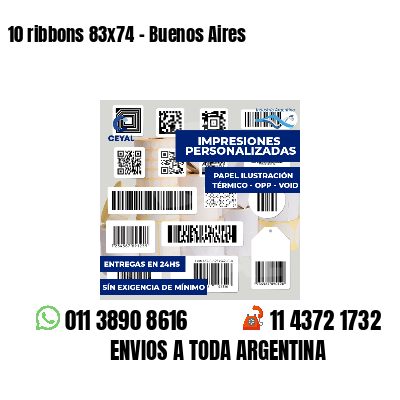 10 ribbons 83x74 - Buenos Aires