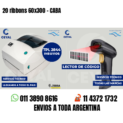 20 ribbons 60x300 - CABA