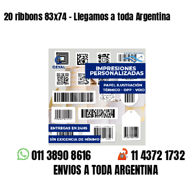 20 ribbons 83x74 - Llegamos a toda Argentina
