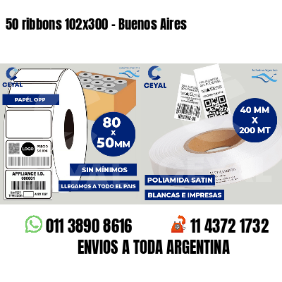 50 ribbons 102x300 - Buenos Aires