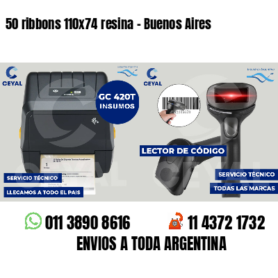 50 ribbons 110x74 resina - Buenos Aires