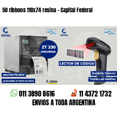 50 ribbons 110x74 resina - Capital Federal