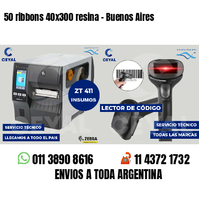 50 ribbons 40x300 resina - Buenos Aires
