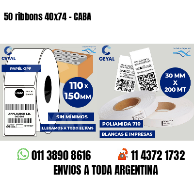 50 ribbons 40x74 - CABA