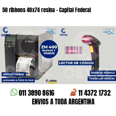 50 ribbons 40x74 resina - Capital Federal