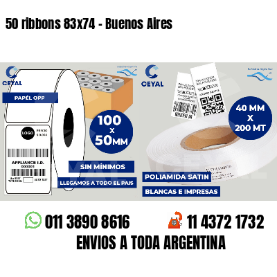 50 ribbons 83x74 - Buenos Aires