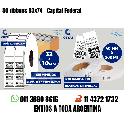 50 ribbons 83x74 - Capital Federal
