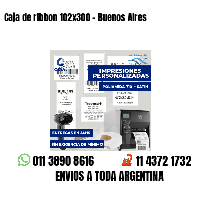 Caja de ribbon 102x300 - Buenos Aires
