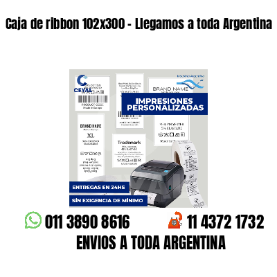 Caja de ribbon 102x300 - Llegamos a toda Argentina
