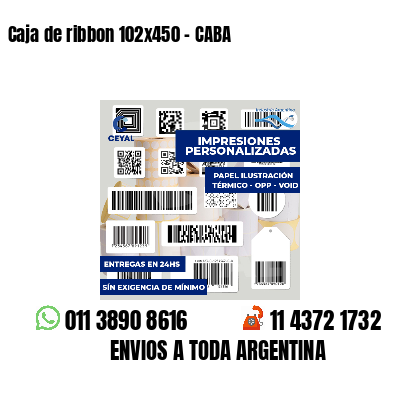 Caja de ribbon 102x450 - CABA