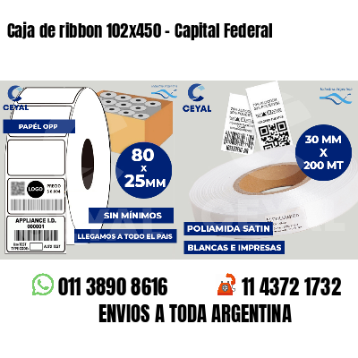 Caja de ribbon 102x450 - Capital Federal