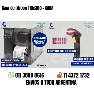 Caja de ribbon 110x300 - CABA