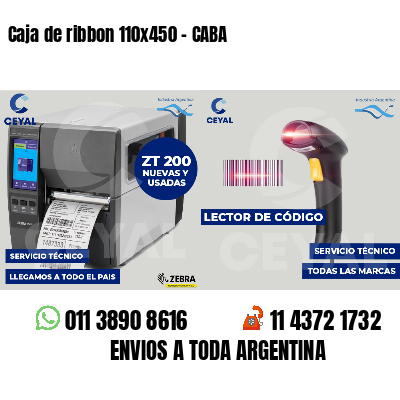 Caja de ribbon 110x450 - CABA