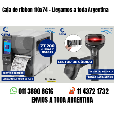 Caja de ribbon 110x74 - Llegamos a toda Argentina