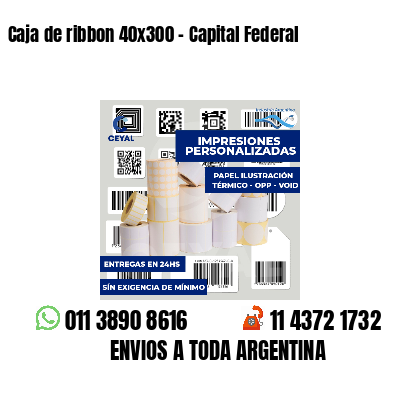 Caja de ribbon 40x300 - Capital Federal