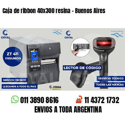 Caja de ribbon 40x300 resina - Buenos Aires